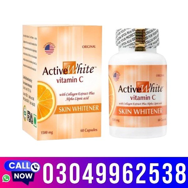 Active White Advanced Vitamin C Skin Whitening Capsules In Pakistan
