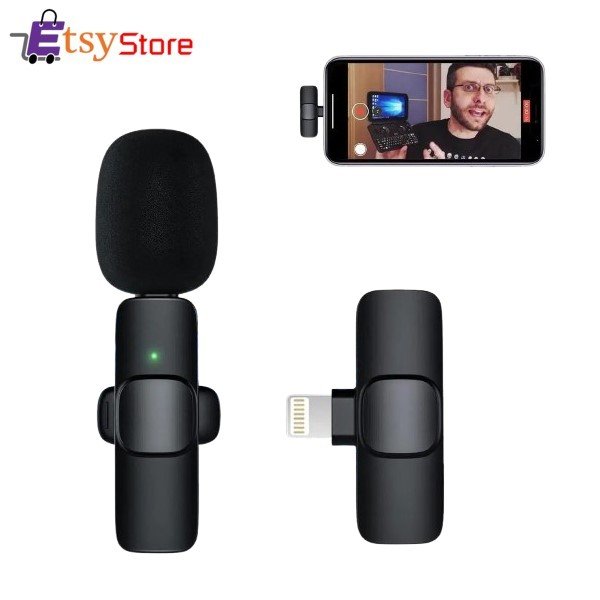 K9 Wireless Lavalier Microphone with Lightning Connector iOS In Pakistan