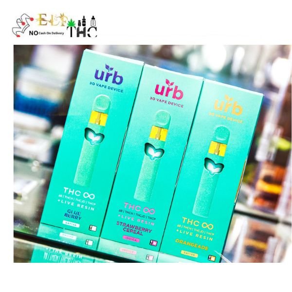 URB Delta8 THC Live Resin Disposable 3G Vape in Pakistan