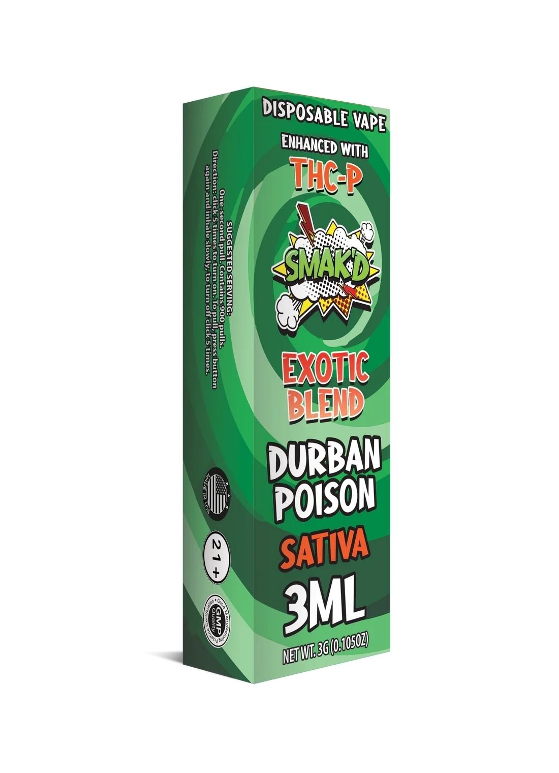 TKO Smakd Exotic Blend Disposable THC Vape in Pakistan
