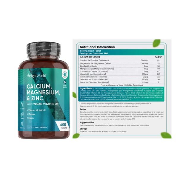  WeightWorld Calcium Magnesium Zinc In Pakistan