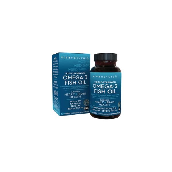  Viva Naturals omega 3 fish oil triple strength 180 softgels In Pakistan