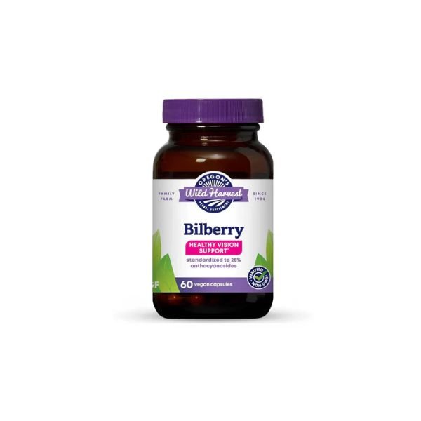 Wild Harvest Bilberry Anthocyanosides Healthy 60 Vegan Capsules in pakistan