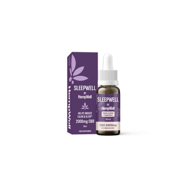 SleepWell CBD Oil 2000mg CBD  30ml Bottle In Pakistan